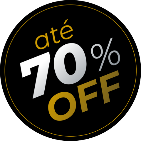 Até 70% OFF